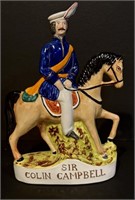 Staffordshire Sir Colin Campbell Portrait Figure