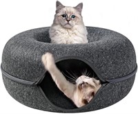 Peekaboo Cat Tunnel Bed for Indoor Cats Scratch