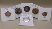 2023 6 Coin Set First Canadian Coins For King