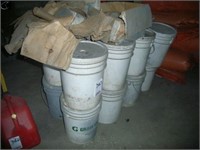 16 pails of bin calking