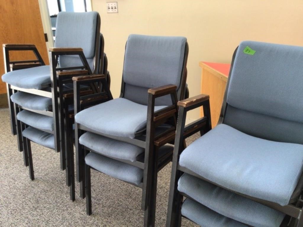 10 padded chairs