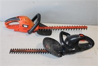 (2) Black and Decker Electric Hedge Trimmers