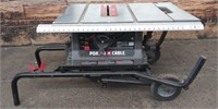 Porter Cable Table Saw w/Portable Stand - works