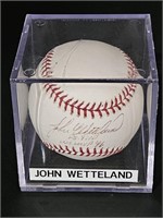 Autographed John Wetteland Baseball