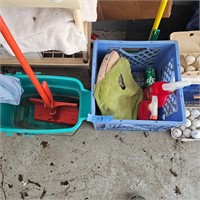 Mop and bucket ,crate