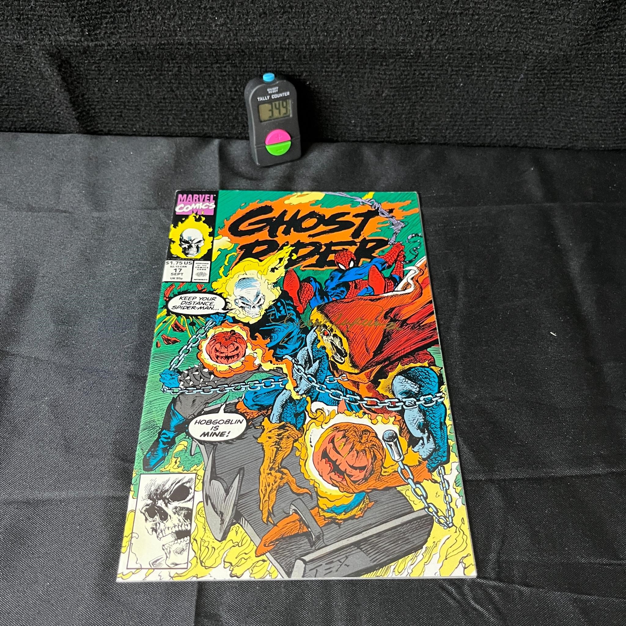 Ghost Rider 17 Signed by Mark Texeira