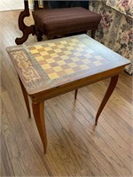 Small antique game table