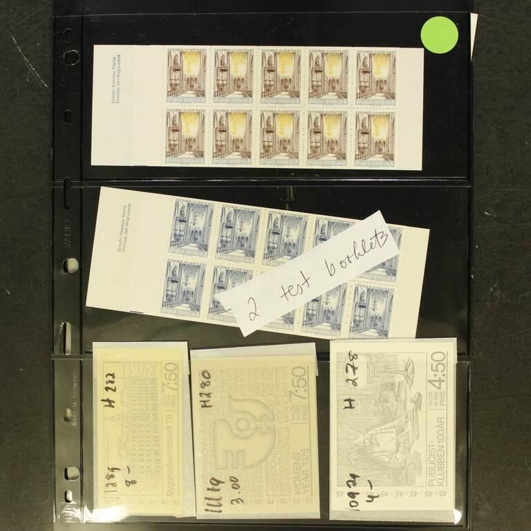 Scandinavian Stamp Booklets, 28 total, CV $175