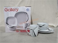 Gallery 16piece Ceramic Dinnerware;