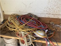 air hose and extension cords, good cords