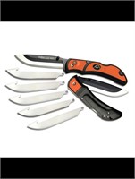 Outdoor Edge Orange 3.5in 6-blades Razorlite Knife