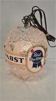 Pabst Blue Ribbon PBR Beer Crystal Hanging