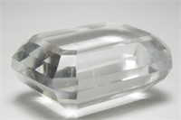 Tiffany & Co. Emerald-Cut Crystal Paperweight