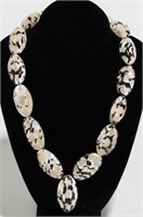 Mother-of-Pearl Mosaic Bead Necklace