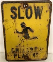 Slow Children Playing street sign