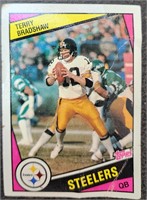 2 Topps 1984 Terry Bradshaw Franco Harris