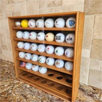 Golf Ball Display w/ Golf Balls