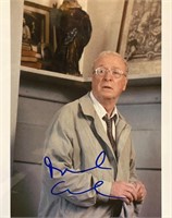 Michael Caine signed photo