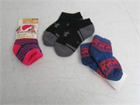 Lot Of 3 Pairs Of Odd Infant/Youth Socks, Multi