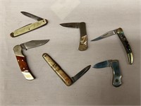 Assorted pocket knives