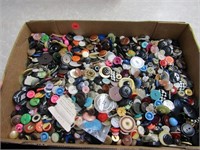 Flat of Antique Buttons.