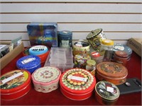 Vintage tin lot.