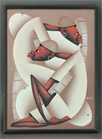 Laurent Casimir Haiti 1928-1990 Oil on Canvas