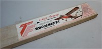Vintage schoolmaster rc model kit top flite nib