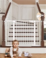 Cumbor 29.7-46" Baby Gate for Stairs, Mom's Choice