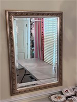 Lovely beveled mirror nice frame