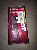 Husky 2-in-1 Folding Utility Knife