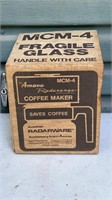 NOS amana radarware coffee pot MCM-4
