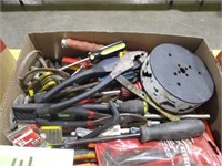 (2)Boxes of Various Misc. Tools, Screwdrivers,