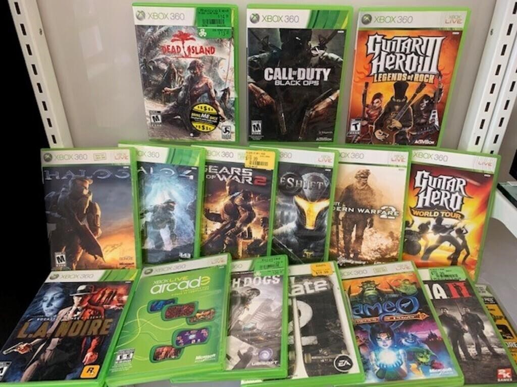 Lot of 15 Xbox 360 Games