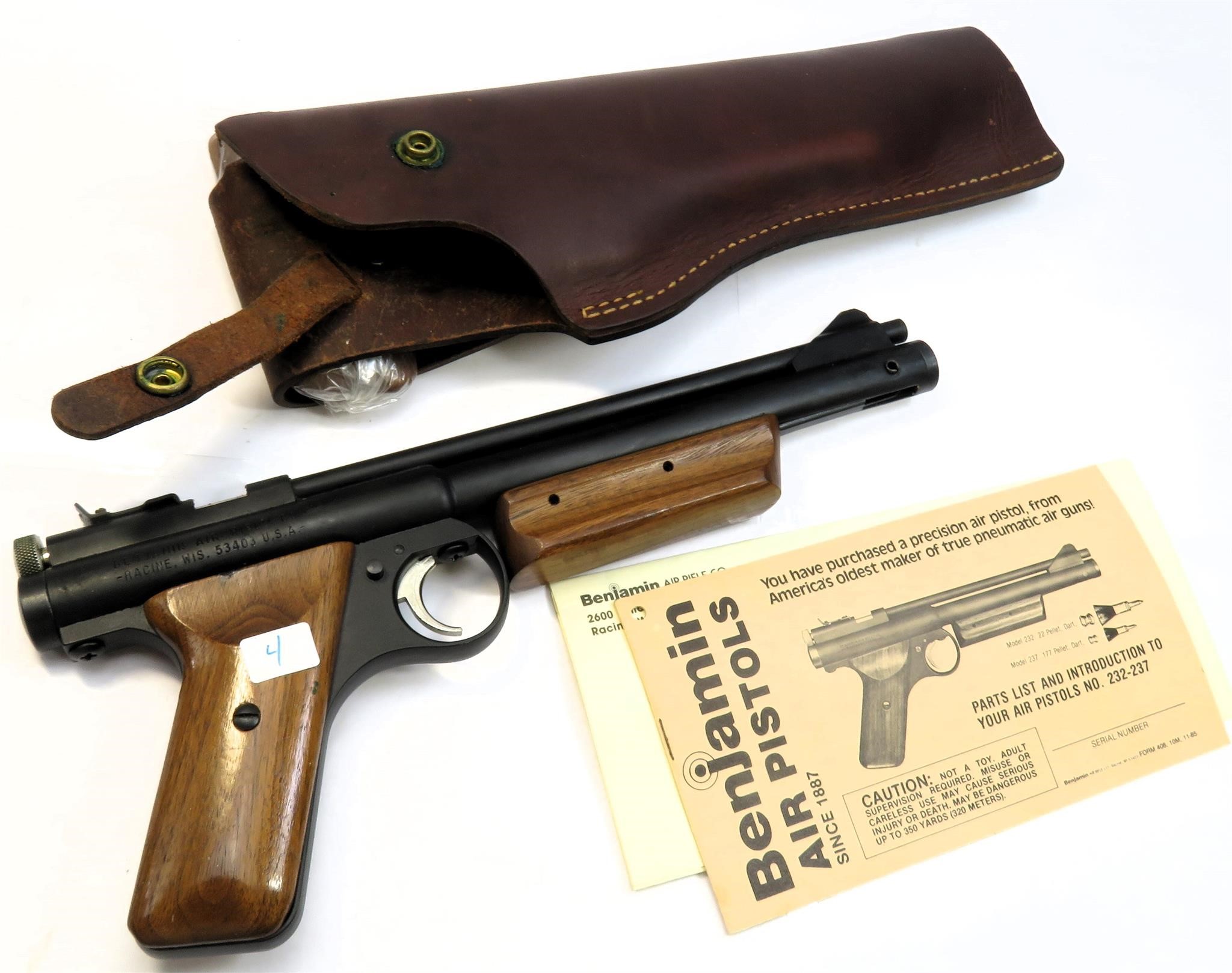 Benjamin Air Pistol 232-237, .22 Caliber, Untested