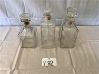 Glass Bottle Set