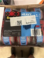 Scotch HD packing tape 6 ct