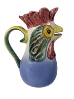 J.F. Vestal Rooster Hand Painted in Portugal 8”