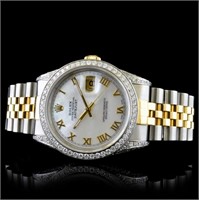 36mm Rolex DateJust with 2.85ctw Diamonds