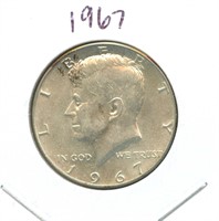 1967 Kennedy Half Dollar - 40% Silver