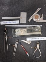 Lay Out Tools, Angle Finder, In & Outside Calipers