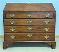 IMPORTANT 1790’S SOLID MAHOGANY CHIPPENDALE DESK