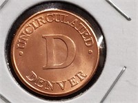 Uncirculated Denver Treasury token