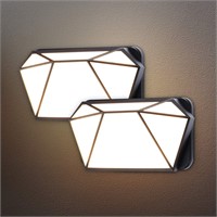 2 Pack Modern LED Wall Light Porch Light