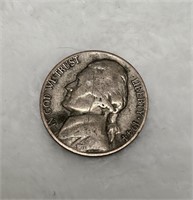 1944 D WWII Silver Nickel