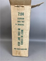 34 Branch Aluminum Christmas Tree - Appears to