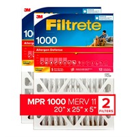 Filtrete 20x25x5 Air Filter, MPR 1000, MERV 11, Mi