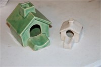 Pottery "House" Ashtrays