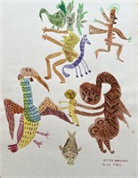 Victor Brauner - Drawing on paper