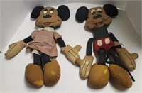 Vtg Mickey and Minnie Mouse Toys